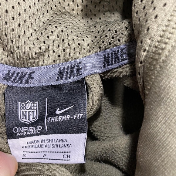 Cincinnati Bengals Hoodie Mens Small NFL Nike Therma Fit Salute To Service - Picture 3 of 13